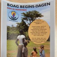 Et billede af plakaten om BOAG Begins-dagen